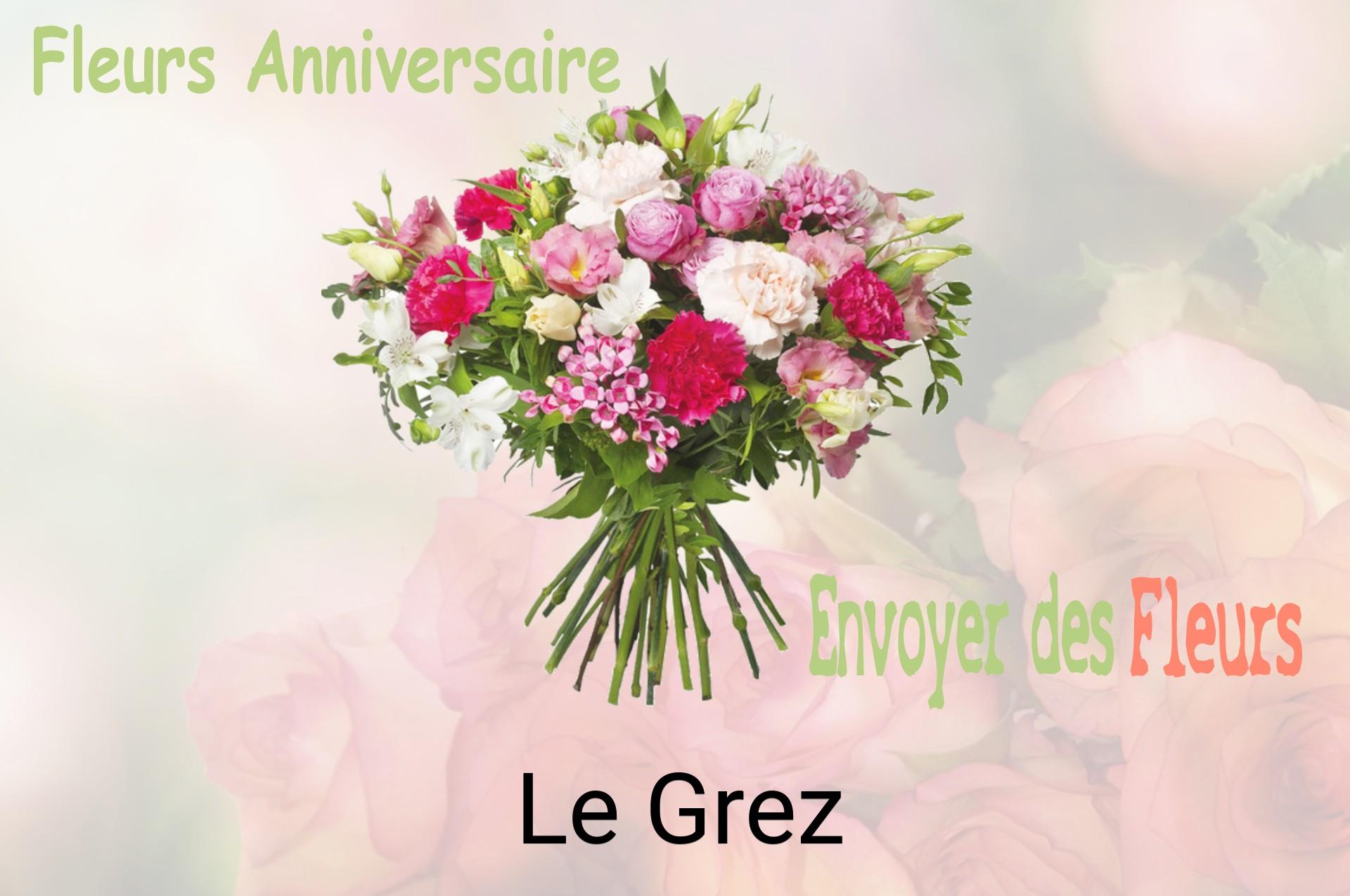 Bouquet de fleurs d’anniversaire livré à Le Grez